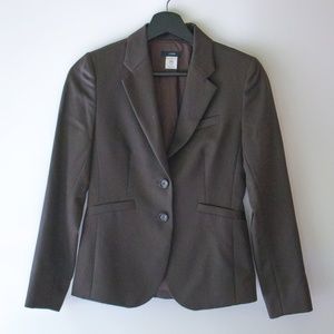 J. Crew | Dark Basic Career Petite Wool Blazer